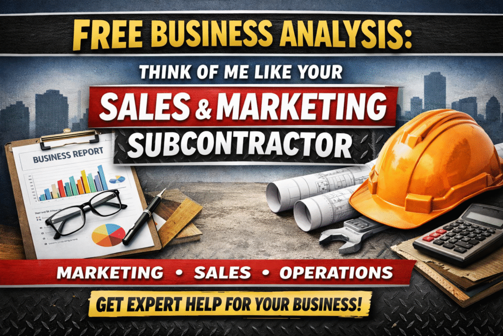 Free business analysis for business owners considering growth, new markets, or outside help.