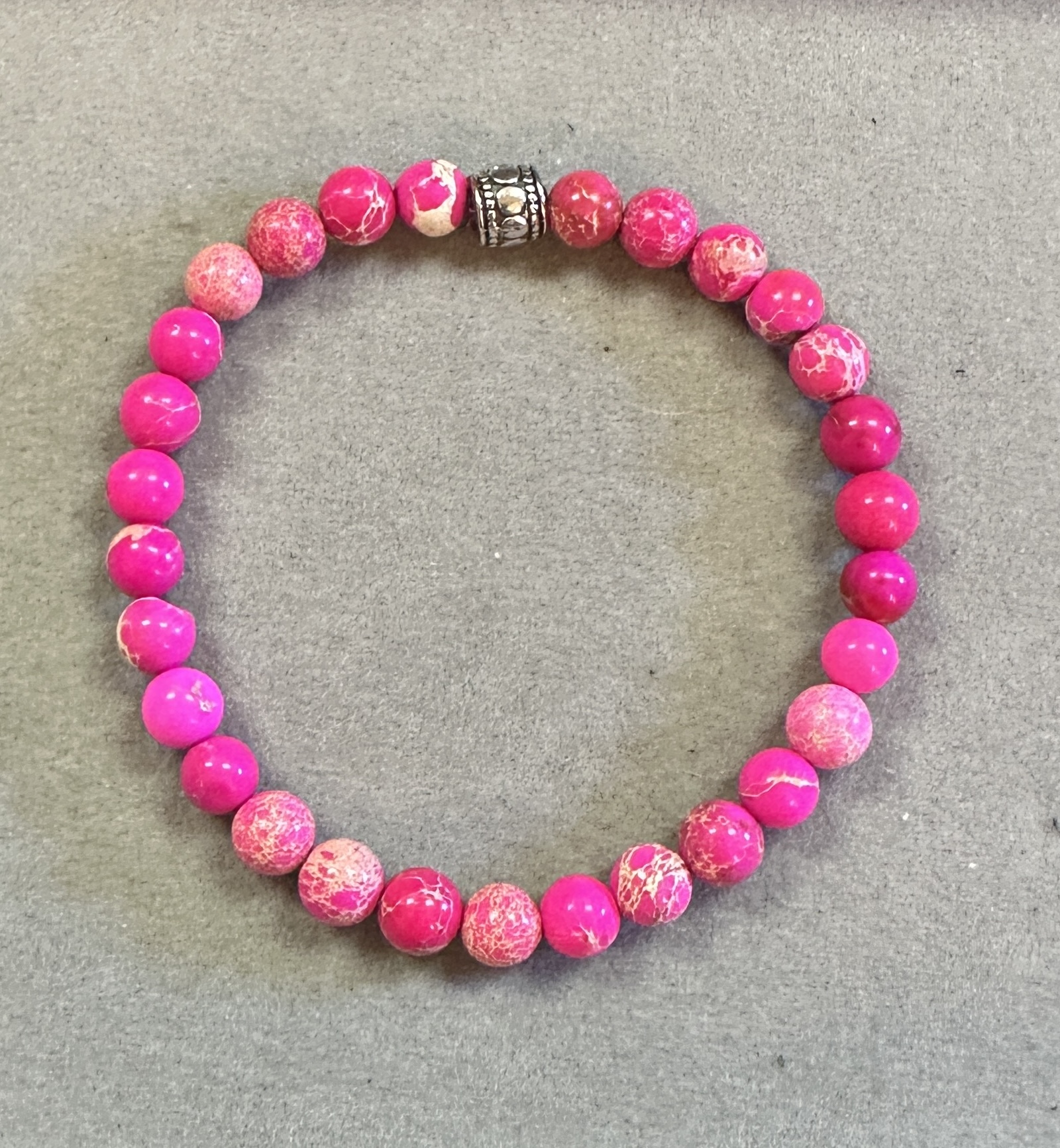 Pink Sea Sediment Triple Stack Bracelets (3) - Image 5